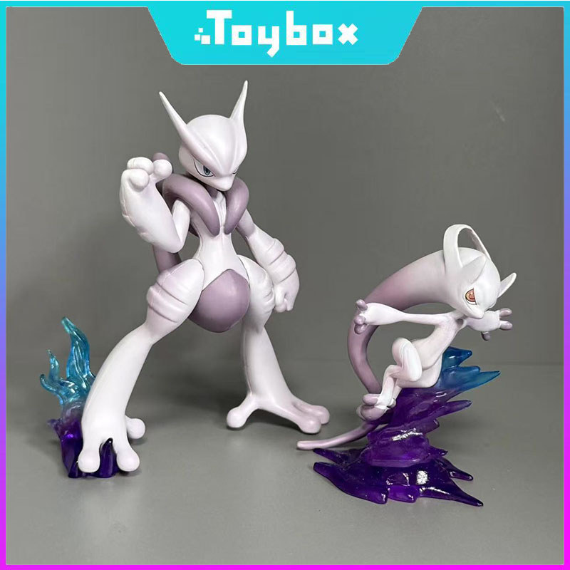 Pokemon 1:20 Mewtwo super Mewtwo X/Y รุ่นสําเนา Replica Pokémon PVC Model