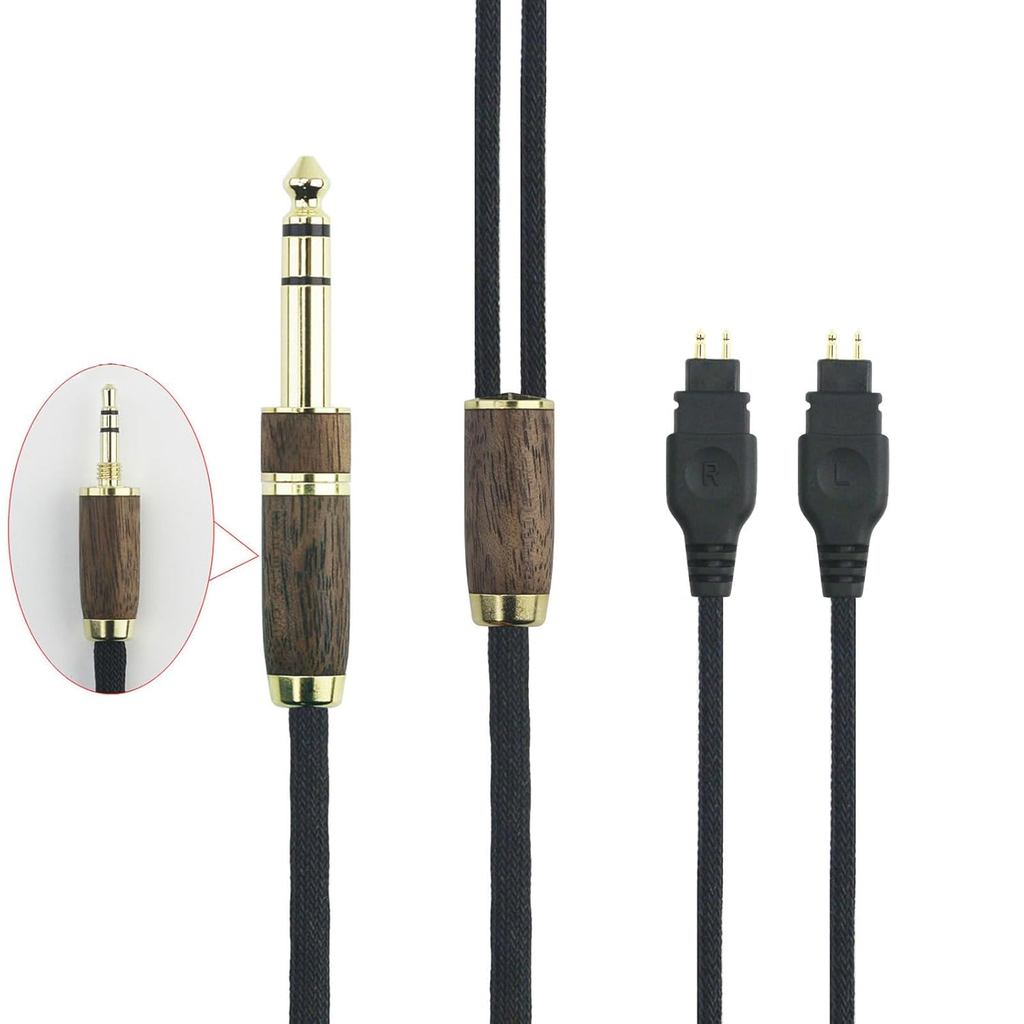 NewFantasia เปลี่ยนอัพเกรดสายสัญญาณเสียงใช้งานร่วมกับ Sennheiser HD650 HD600 HD580 HD660S HD660S2 HD