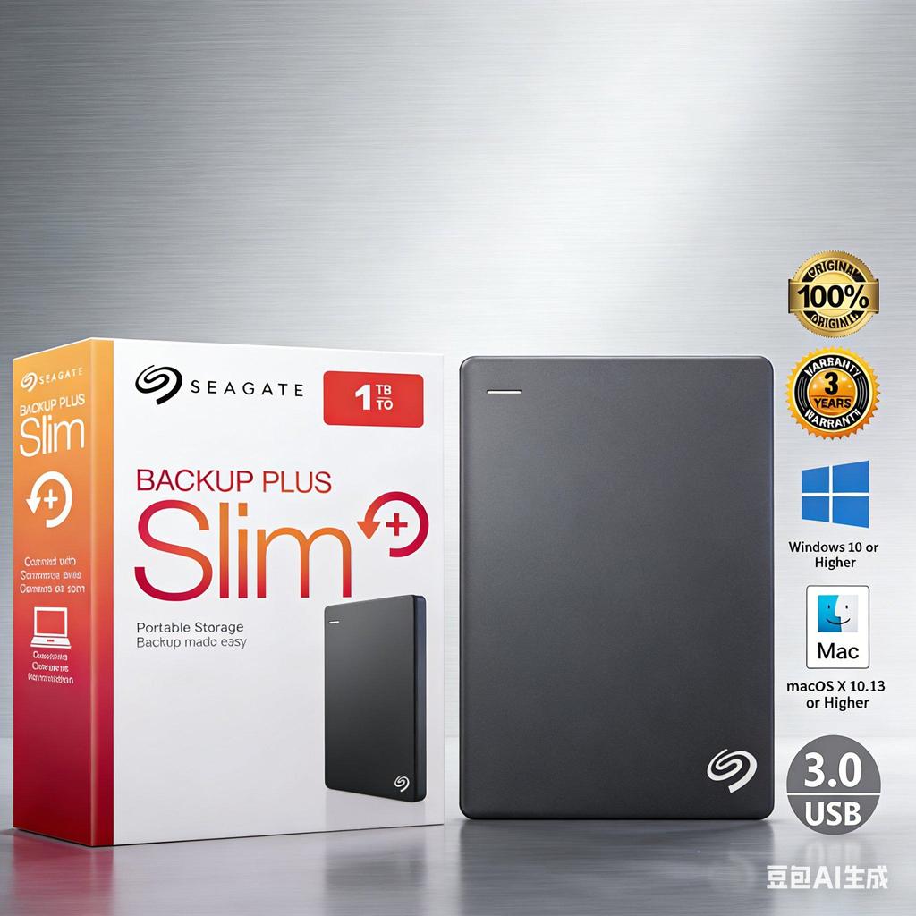 SEAGATE 2TB External Harddisk พกพาสะดวก รองรับทุกระบบ ความเร็วสูง ส่งฟรี ของแท้💯