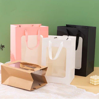 10pcs/set ถุงแพ็คเกจหน้าต่างใส คุณภาพดี ไม่ฉีกขาดง่าย 💥โปรโมชันเปิดร้านใหม่สุดพิเศษ เหมาะสำหรับห่อของขวัญทุกชนิด