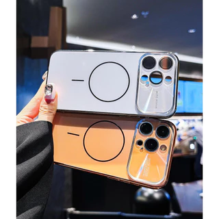 กรอบนุ่มไฟฟ้า เข้ากันได้กับ iPhone 17 Pro Max/12/13 Pro Max/14 Pro/13/15/16 Pro Max เคสโทรศัพท์หรูหราสไตล์ใหม่