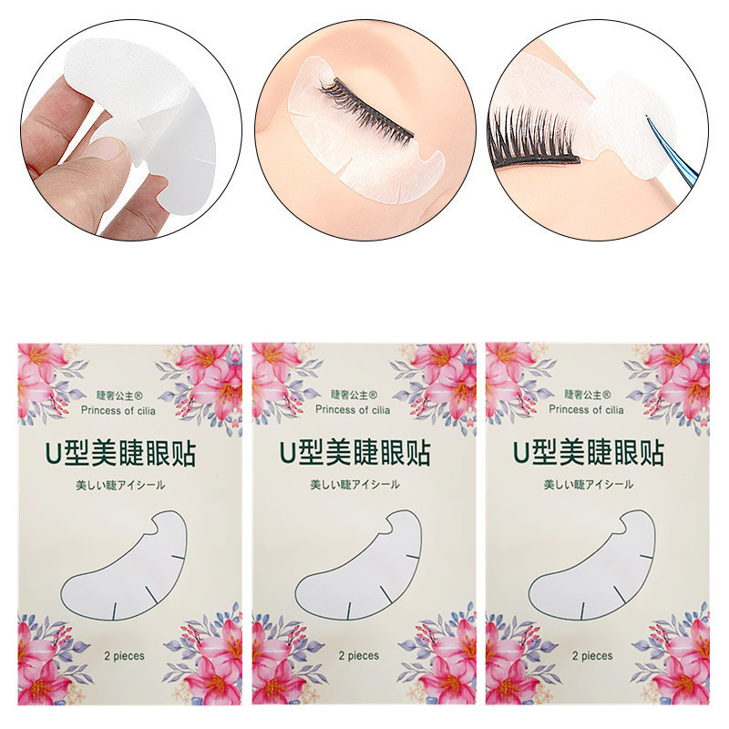 Grafting U-Shaped Eye Patch Eyelashes Ultra-Thin Isolation Remover Eyelashes Protein Eye Patch Mask 