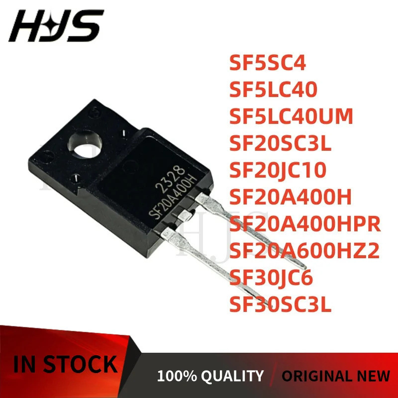 10 ชิ้น TO-220F SF5SC4 SF20A400HPR SF20SC3L SF30JC6 SF20A600HZ2 SF20JC10 SF20A400H SF5LC40UM SF30SC3