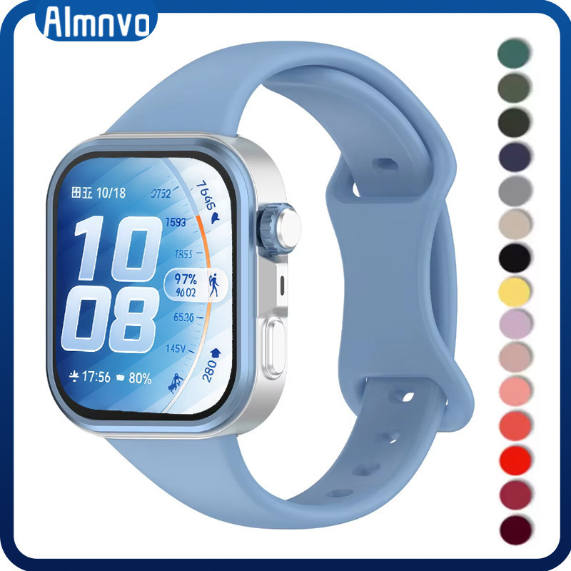 สายซิลิโคนบาง for Huawei Watch Fit 5 4 3 / 5 Pro / 4 Pro สาย สายรัดข้อมือแทนยาง for Huawei Fit 3