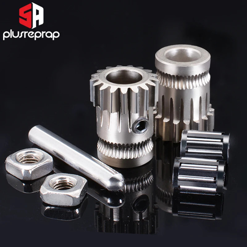 Dual Drive Gear Extruder Kit Clond Btech ใช้สําหรับ Prusa i3 3D เครื่องพิมพ์เกียร์ Mini Bowden Extru