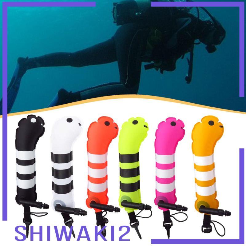[Shiwaki2] Surface Marker Buoy Tube Scuba Spearfishing อัตราเงินเฟ้อง่ายใต้น้ําดําน้ําดูปะการัง Smb 