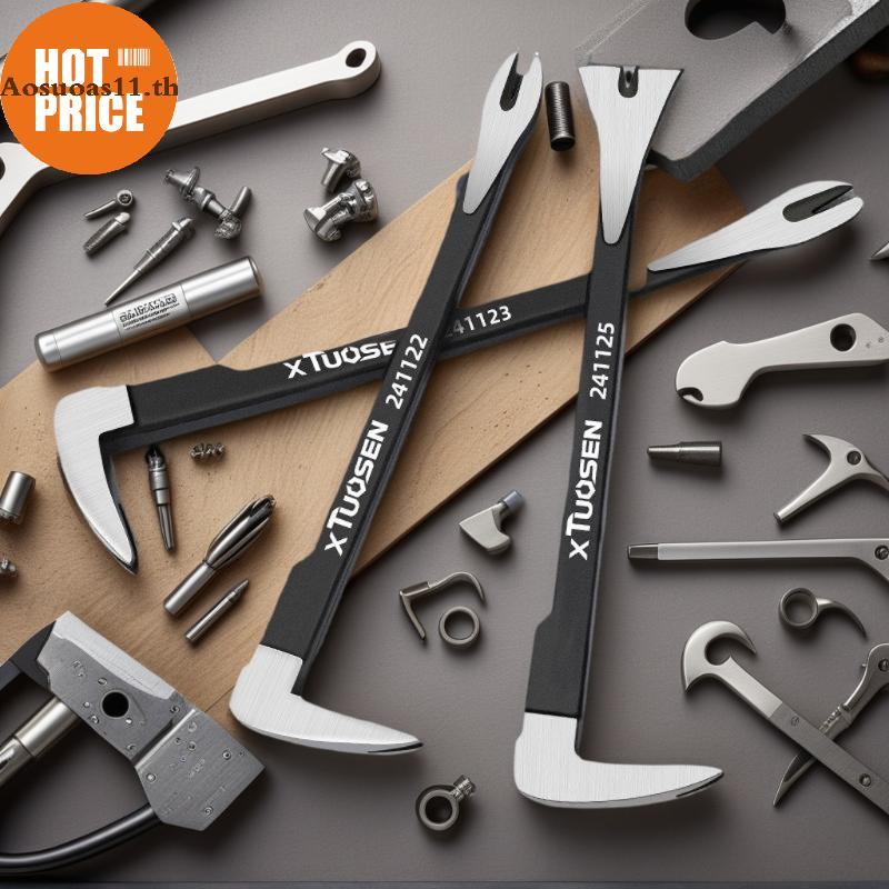 Aosuoas Multi-Functional Nail Remover Pry Sti Woodworking Dismantling Tool Wall Cement Nail Remover 