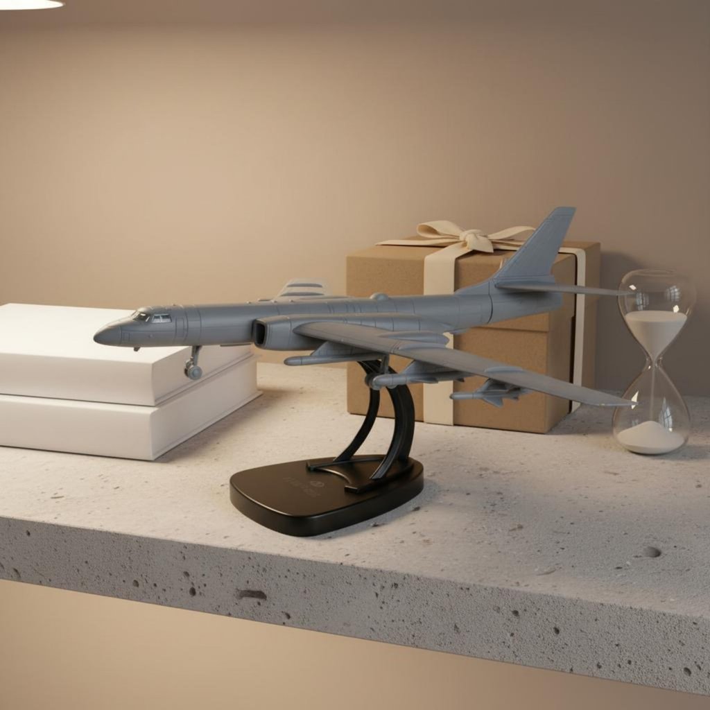 60 ชิ้นรายละเอียดที่สมจริง Tu-22M3 Backfire เครื่องบินรุ่น Movable Wings 4D ประกอบเครื่องบินรุ่นเปิด