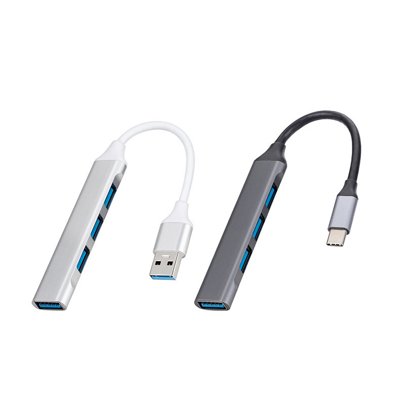USB3.0 Extender โน้ตบุ๊ค typec Docking Station Multi-Socket Docking Station Extension HUB Double-Hea