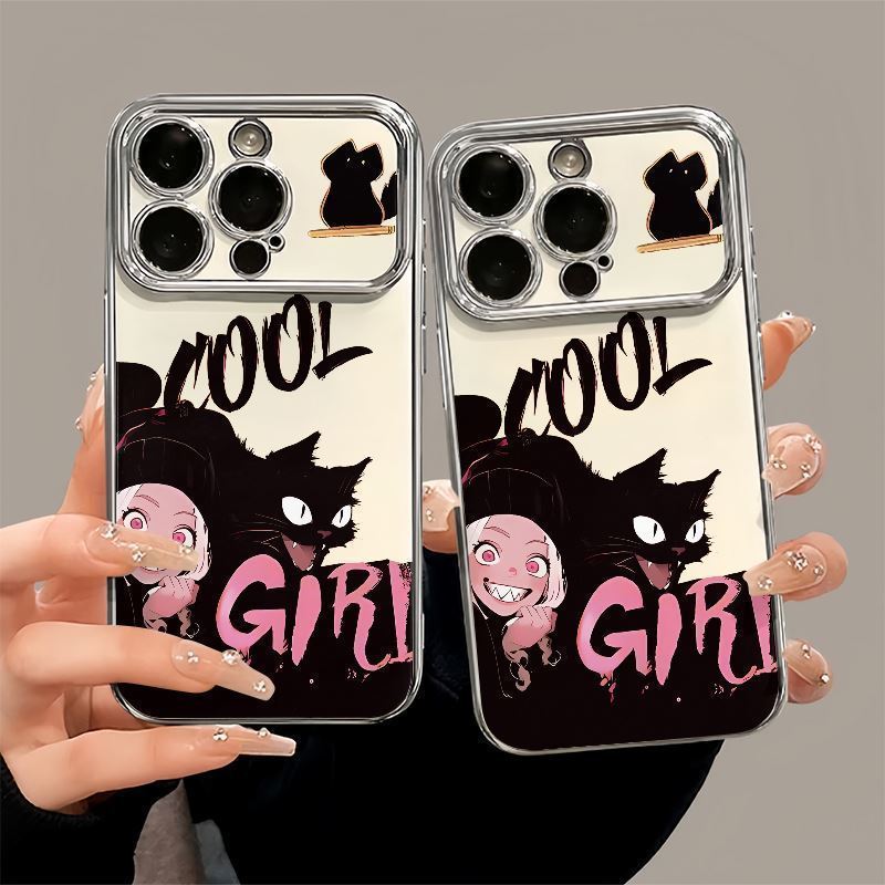 เคสไอโฟน สำหรับ IPhone 13 16 17 Air 15 11 12 14 Pro Max XR Max 7 8 Plus แมวเย็น 3D เคส IPhone 6DSC27