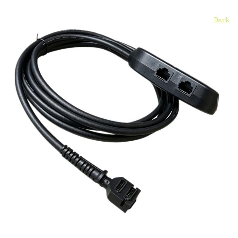 สายคีย์บอร์ดระบบ POS สําหรับงานหนักสีเข้มสําหรับการเชื่อมต่อ VeriFone VX805 VX820 PIN Pad