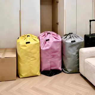 กล่องเก็บของ 200L ถุงซิปล็อคใส่เสื้อผ้า ย้ายบ้าน กระเป๋าเก็บของ กันน้ำ กันฝุ่น จุเยอะ ถุงใส่เสื้อผ้า