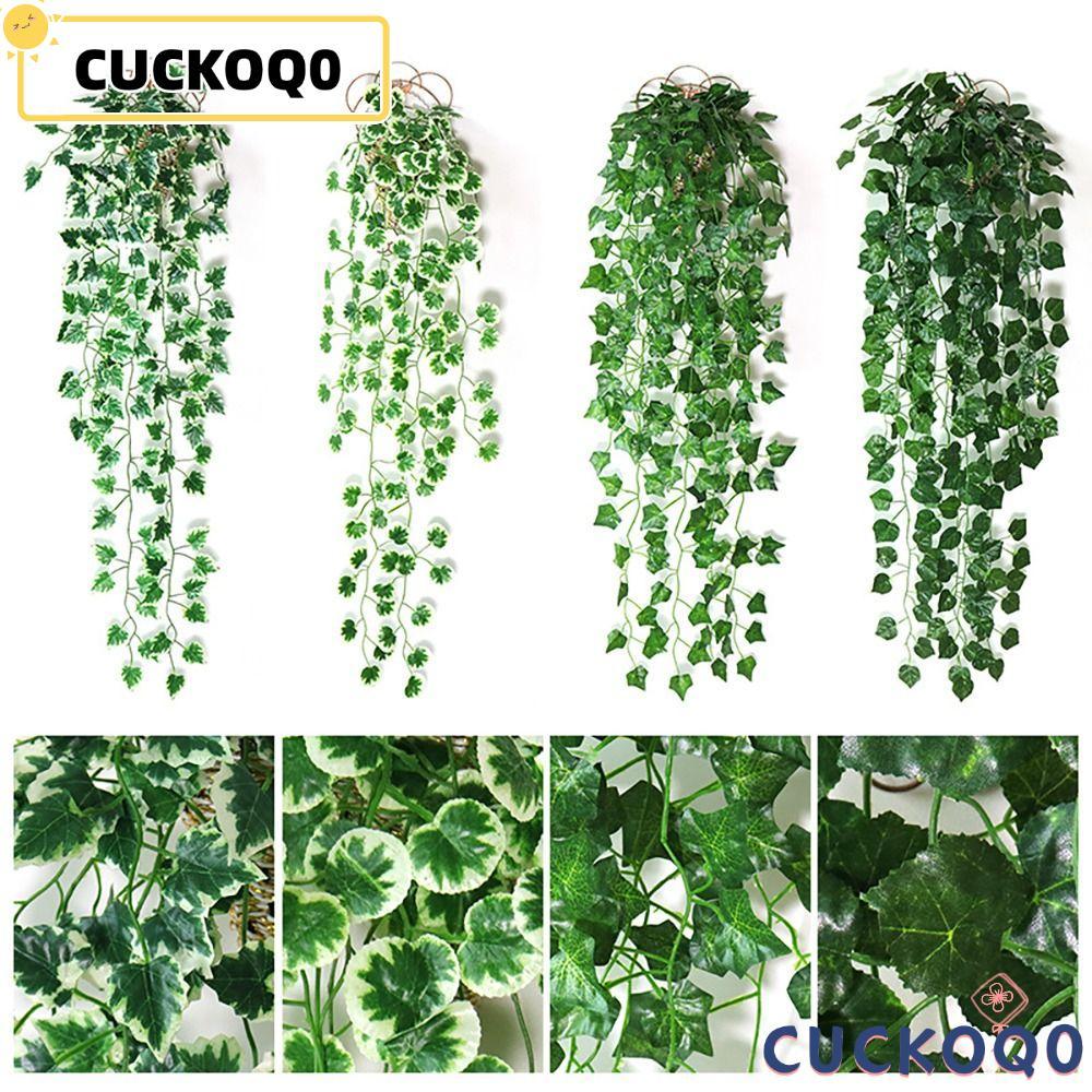 CUCKOQ0 ปาร์ตี้ปลอม Vine งานแต่งงานพืชแขวนใบไม้