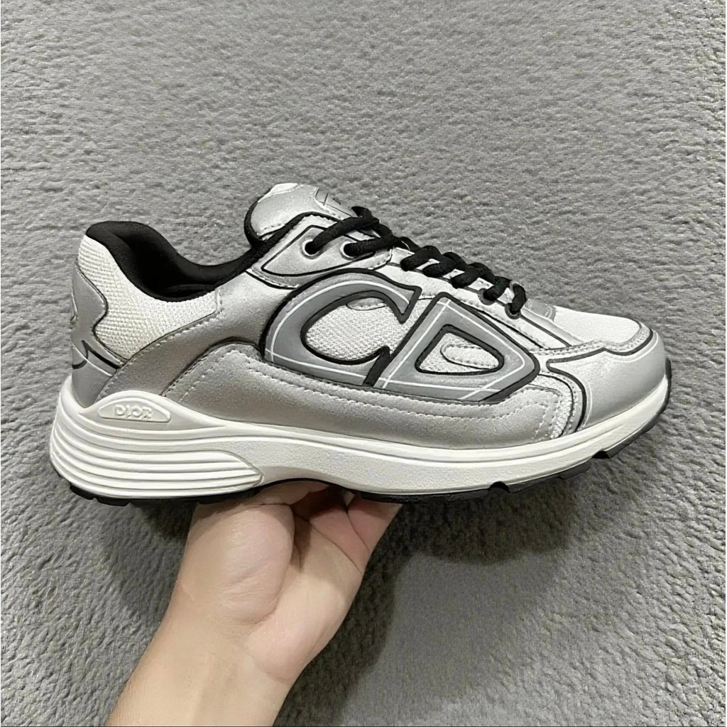 WUZ9 Ready Stock Supply DIOR DIOR B30 CD รองเท้าผ้าตาข่ายรองเท้าวิ่ง Shock-Absorbing Anti-Slip Wear-