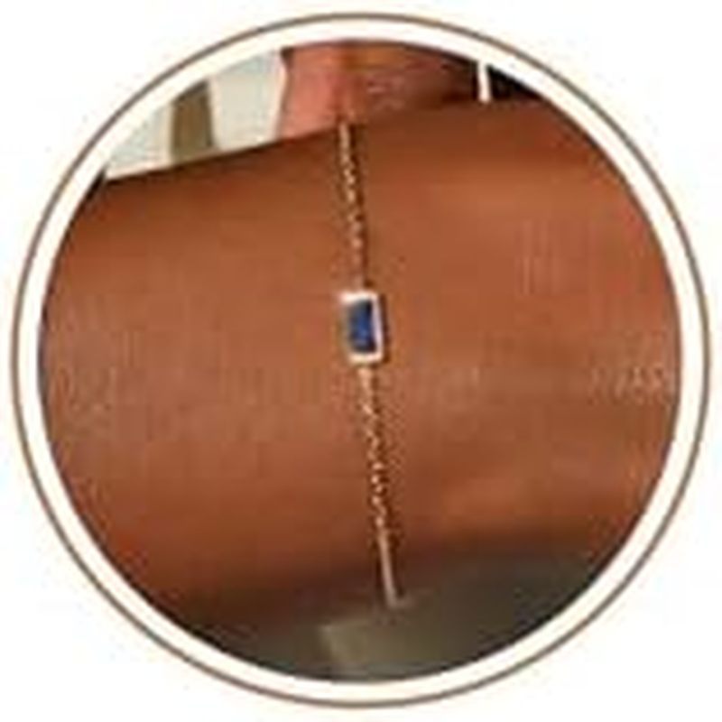 FUNEIA Birthstone Gold Bracelets for Women Non Tarnish Trendy Dainty 14K Gold Plated Bracelet Stack 