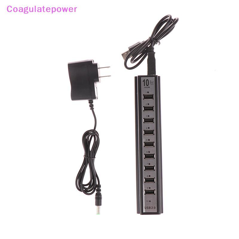 Coa Power Adapter Usb Charger Hub Adapter Hi-speed Multi Hub 10 พอร์ตสําหรับแล็ปท็อปพีซี Wer