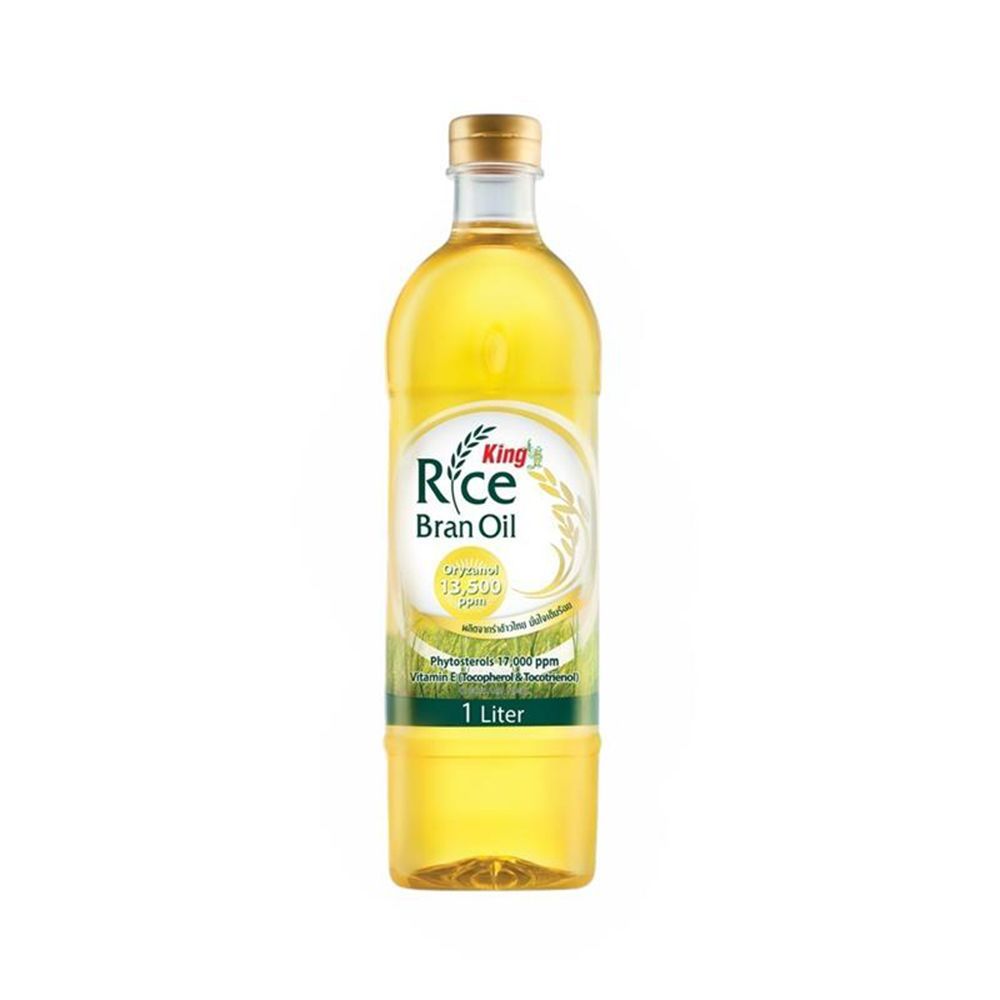 [สินค้าส่งด่วน] คิงน้ำมันรำข้าวโอรีซานอลสูง 1000มล. KING BRAN OIL HI ORYZANOL 1000 ML.