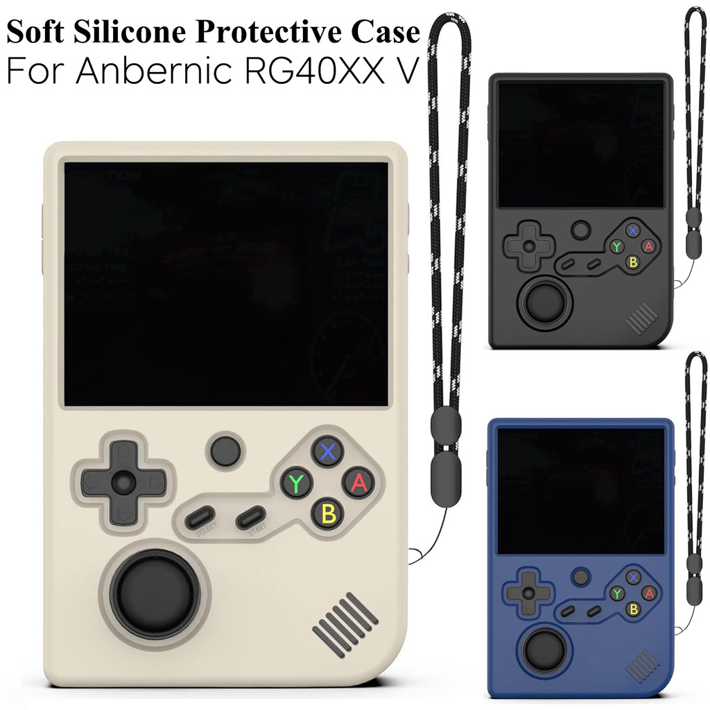 สําหรับ RG40XXV ซิลิโคนป้องกันกรณี,นุ่มสําหรับ Anbernic RG40XX V เท่านั้น, RG 40XX V Retro เกมคอนโซล