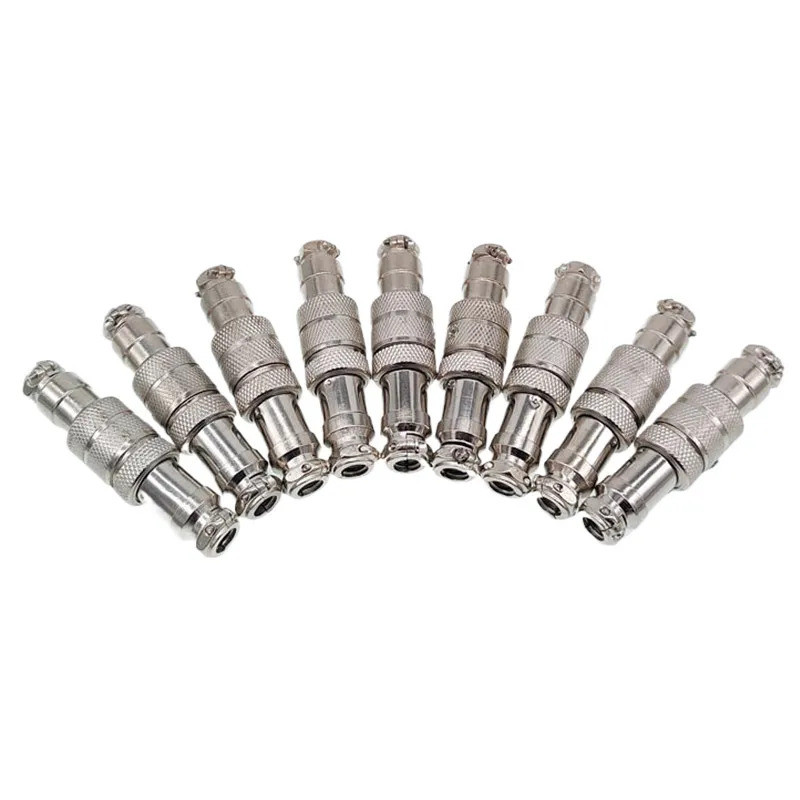 100pcs 5/8" ชายหญิงปลั๊ก GX16 วงกลม 2Pin3pin4pin 5pin6pin7pin8pin9pin10pin เส้นผ่านศูนย์กลาง 16 มม.L
