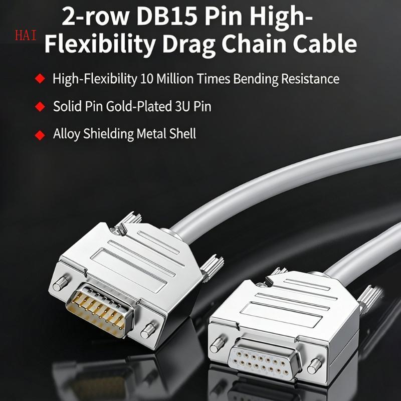 HAI อุตสาหกรรมตรงผ่าน DB15 RS232 สาย DB15 RS232 อุปกรณ์ขยาย