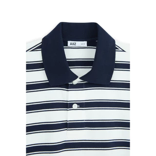 AIIZ (เอ ทู แซด) - AIIZ เสื้อโปโลผู้ชายทอลายทาง AIIZ Men's Striped Polo Shirt