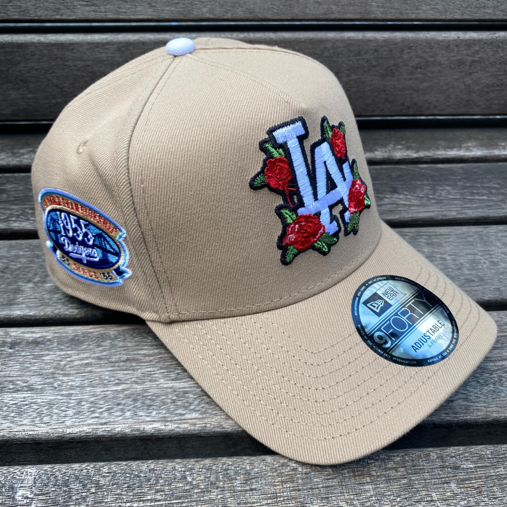 ขายร้อนคุณภาพสูงใหม่ er1a 9Forty A frame LA Dodgers Los Angeles Dodgers rose cap 940-212-ไม่มีอุปกรณ