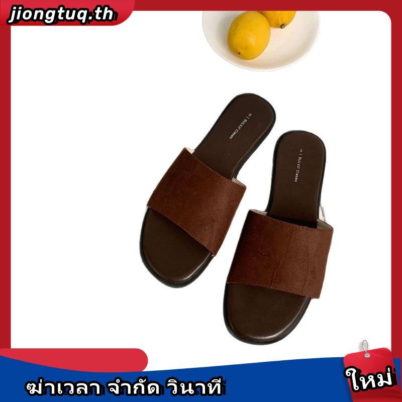 SU1 BATA รองเท้าแตะผู้หญิง Taupe - 5612433
