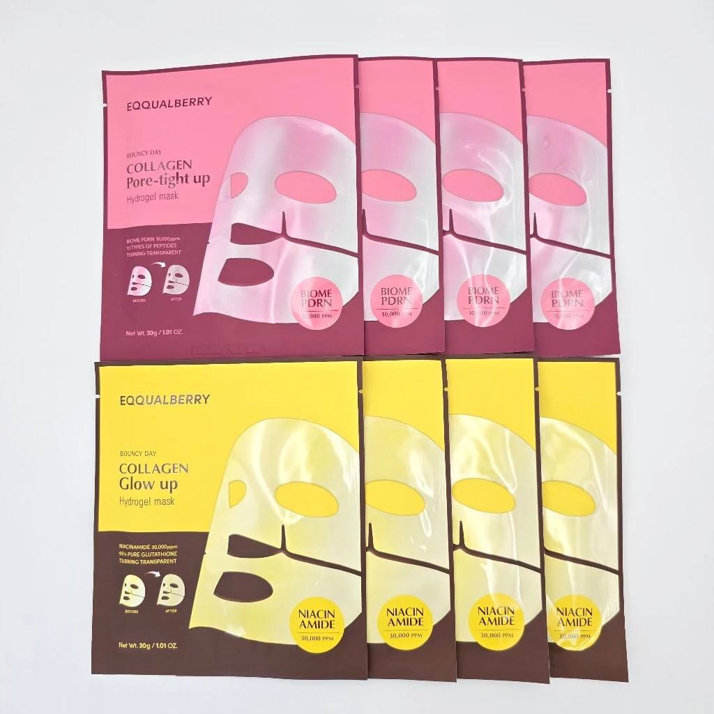 EQQUALBERRY Bouncy Day Collagen Hydrogel Jelly Mask 30g -COD