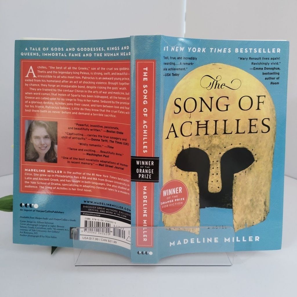 นวนิยายเวอร์ชันภาษาอังกฤษ< The Song of Achilles > 2012 รางวัลวรรณกรรมซิตรัสอังกฤษเวอร์ชันภาษาอังกฤษ