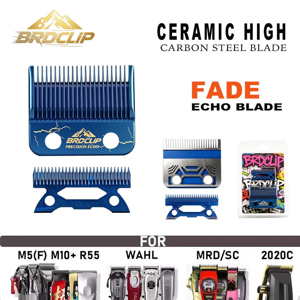 ใบมีดสีฟ้าเซรามิกเหล็กคาร์บอนสูงระดับพรีเมี่ยมสําหรับ Madeshow M5 M5F M10ULANG WAHL 1919