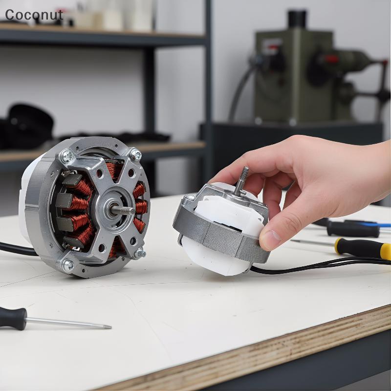 [มะพร้าว] 220V Hot Air เครื่องทําความร้อนมอเตอร์คอยล์ YJ58-12 16 20 เสาครอบคลุม Synchronous ประสิทธิ
