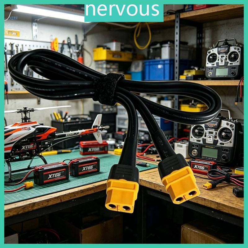 NERV 12AWG XT60 สายต่อขยาย XT60 หญิงกับหญิงสายไฟสําหรับ