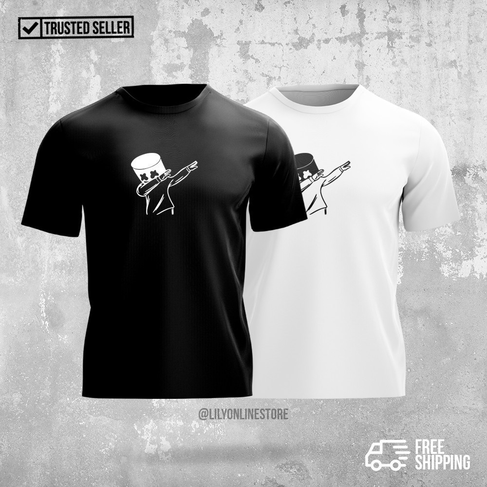 MARSHMALLOW แฟชั่น 2025 DJ DAB TSHIRT UNISEX PREMIUM