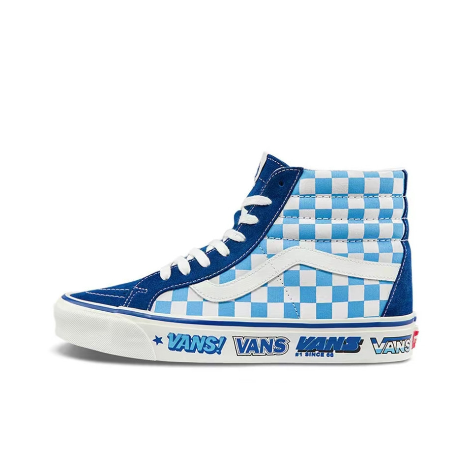 ของแท้ 100% % Vans SK8 38 DX High Street Fan Mens Vintage American Shoes Womens Bread รองเท้าผ้าใบ
