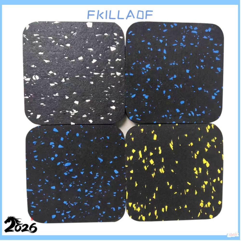 FKILLA0FCR Treadmill Riser Blocks, Uphill Training Foam Base Walking Pad บล็อกเอียง, อัพเกรด Shock Absorption High-Density Rubber Top เสื่อลดเสียงรบกวนฟิตเนส