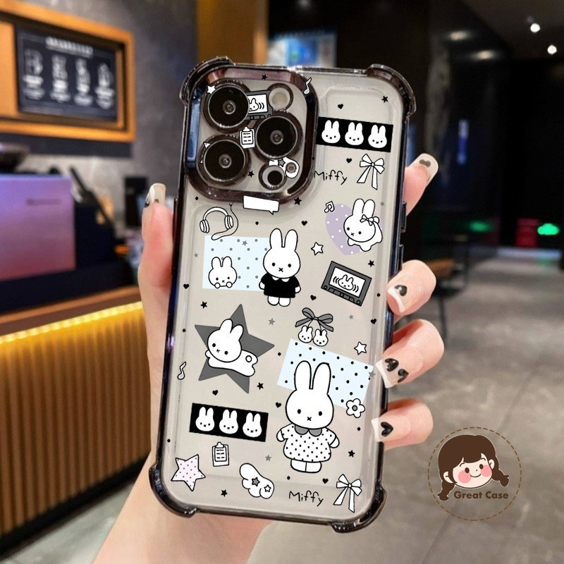 Insสไตล์กระต่ายเคสโทรศัพท์สําหรับHonor X9 X9A X9B X9C X8 X8A X8B X8C X8D X7 X7D X7C X7B X7A X6A X6A 