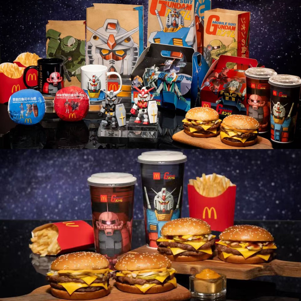 [Cola Bear Dad] Taiwan McDonalds Gundam Gundam RX-78-2 Co-Branded Limited Model