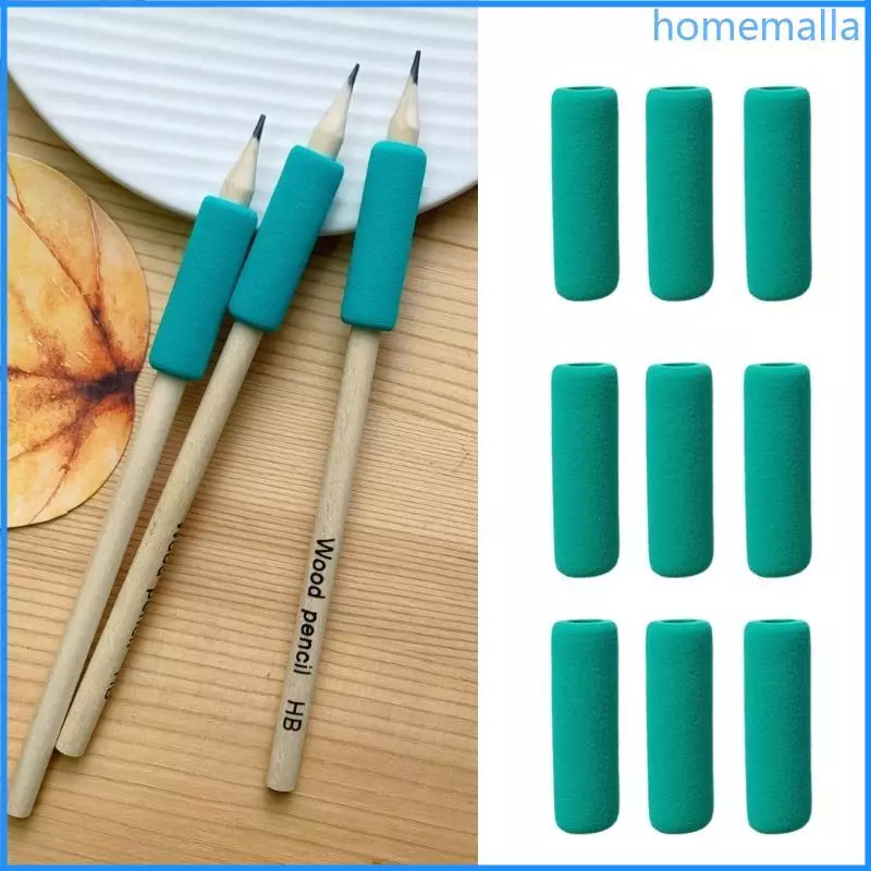 HO 10 ชิ้น Ergonomic Pen Grip โฟมผู้ถือปากกา Grip สําหรับเด็กนักเรียน Preschooler