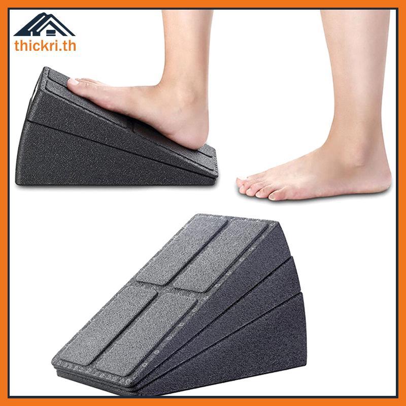 TT 3pcs Squat Wedge Blo ปรับลื่น Squat Ramp Deadlift Wedge Calf Stretcher Slant Board Strength สําหร