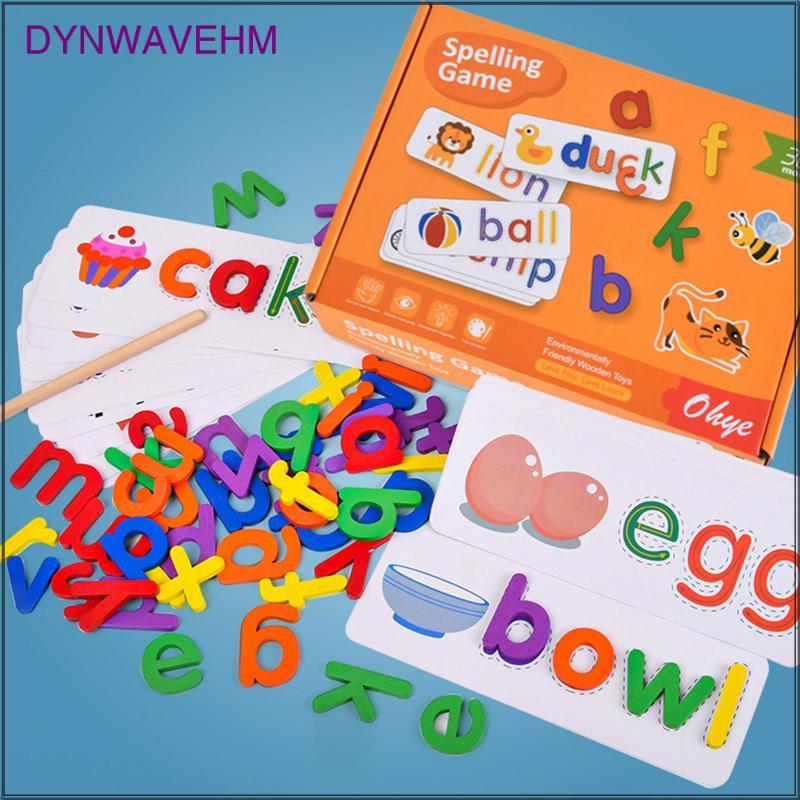 [dynwavehm] คําเกมตัวอักษรจับคู่ Abc ตัวอักษรการเขียนมือ Abc ตัวอักษร Tracing เกมสําหรับเด็กหญิงและเ