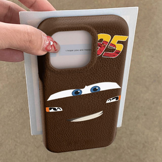CASINGBOO -Emoticon balap yang lucu Casing HP Untuk iPhone 17 11 13 15 14 16 12 Pro MAX 14 15 16 Plus XR XS MAX 7+ 8Plus Casing ponsel anti jatuh berbahan silikon lembut bertekstur kulit imitasi