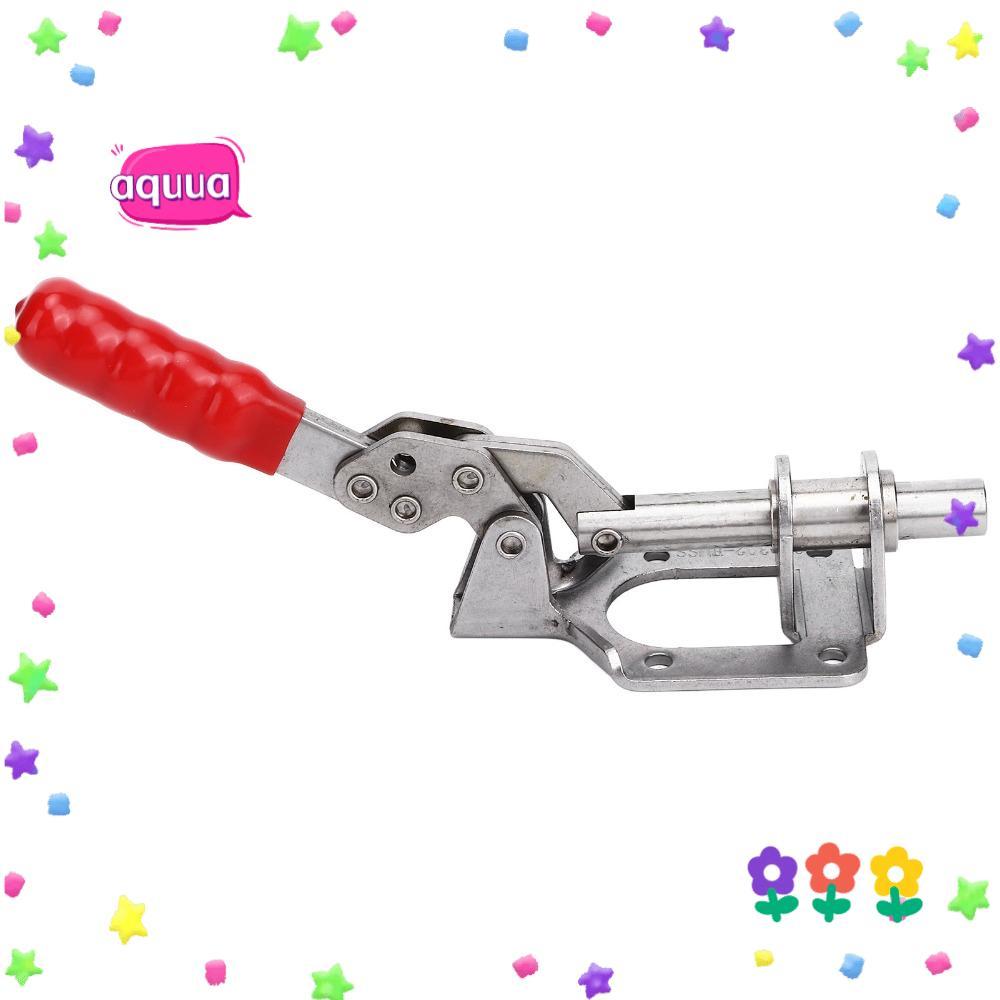 AQUUA Toggle Clamp, Adjustable Anti-Slip Push Pull Toggle Clamp, Heavy Silver Quick Release Toggle C
