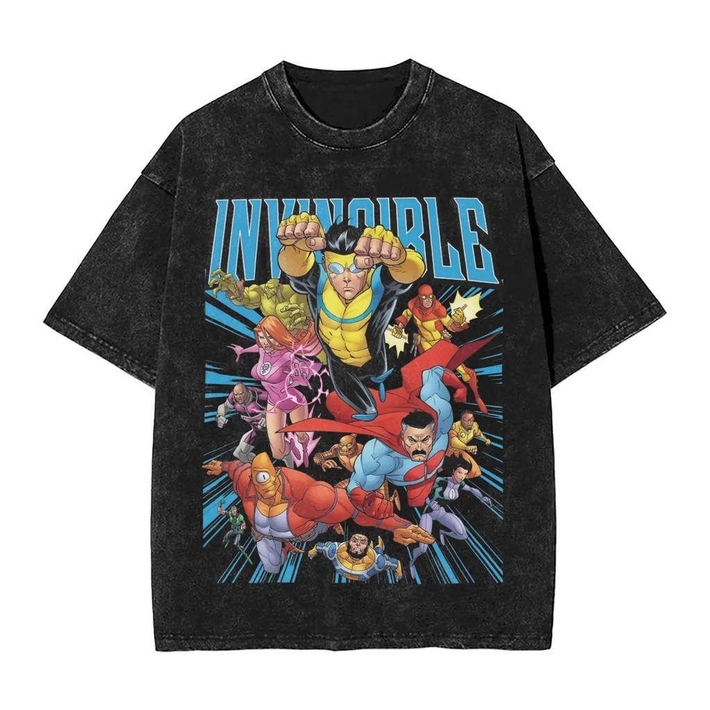 การ์ตูน InvincibleMark/ Omni-Man/Thragg/Atom Eve/ Monster Girl /Battle Beast graphic 100% Heavyweigh