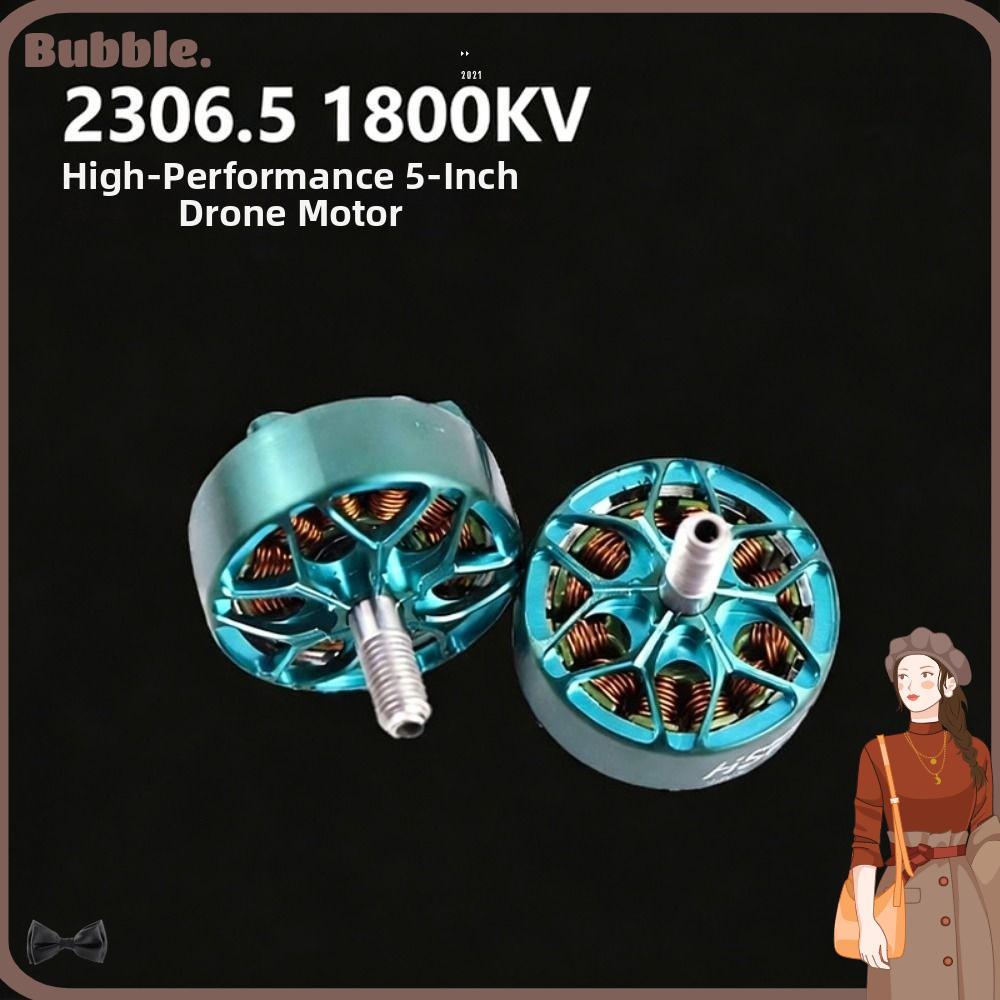 ครอสโอเวอร์ฟอง|ชิ้นส่วนโดรน MotorRacing แบบไม่มีแปรง สีฟ้า HSKRC Flying Racing Motor, 2306.5 1800KV 