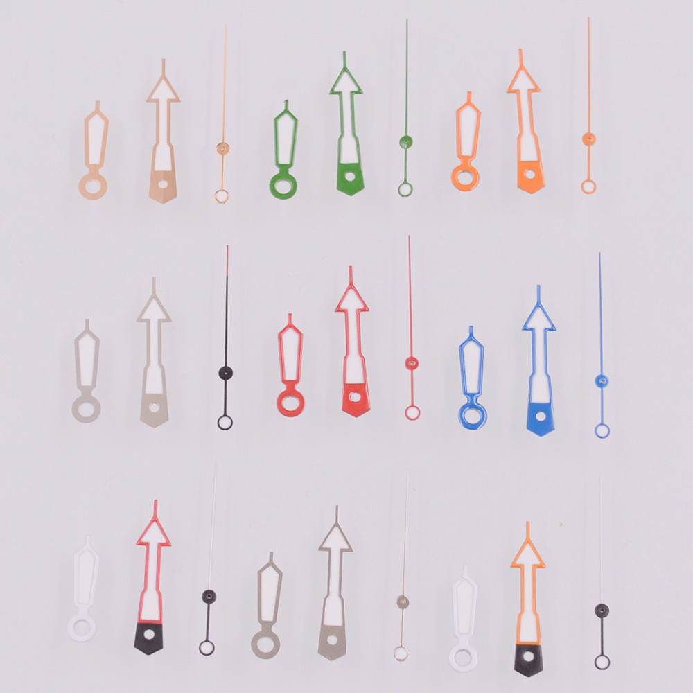 QX Watch Hand Fit Seiko NH35 NH36, 7S36, 7S25, 7S35, 6R15, 4R15, 4R36 อะไหล่การเคลื่อนไหว Green Lumi
