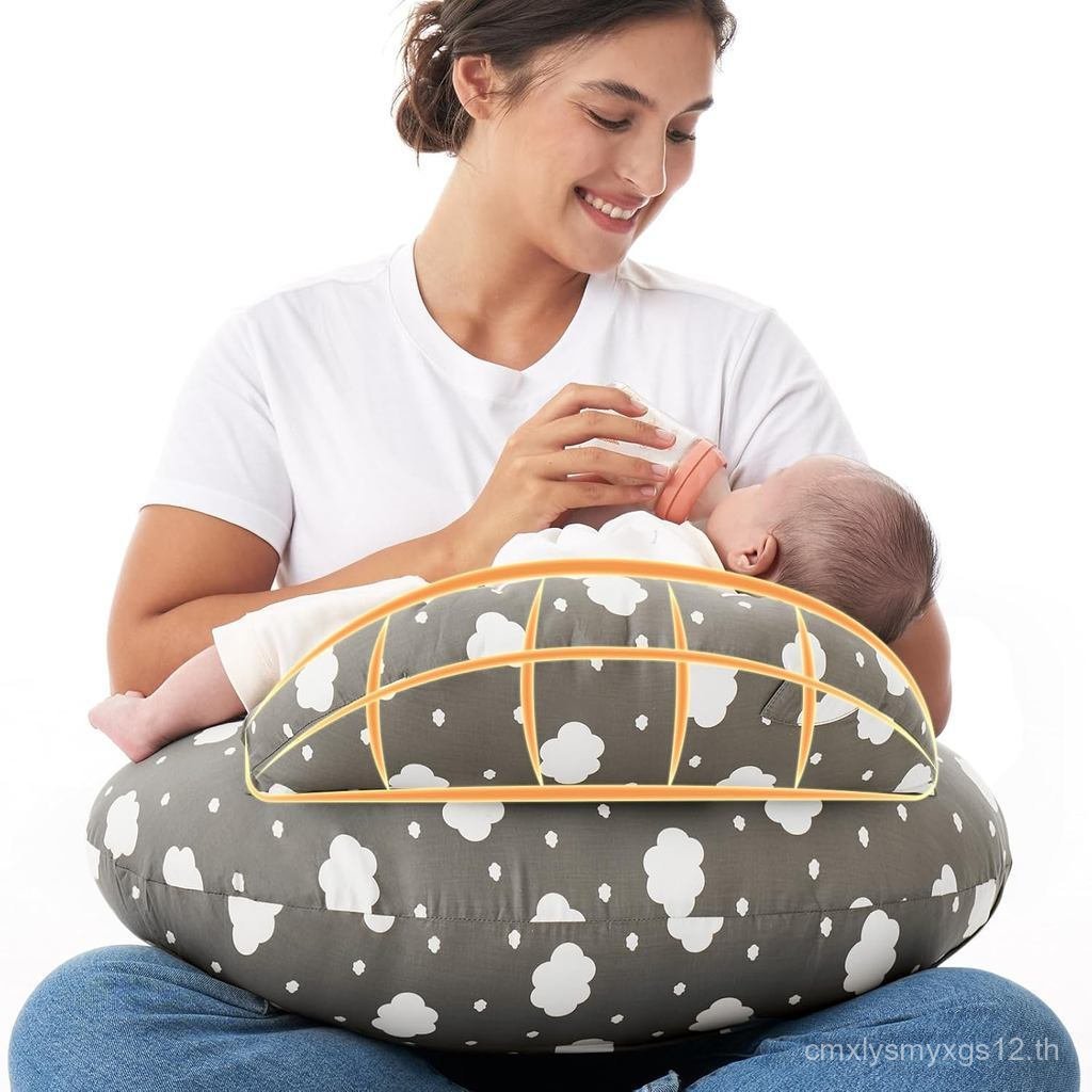 Momcozy Original Nursing Pillow-Tightening Safety Fence-Wider Nursing Pillow สามารถให้แม่และทารก-Eas
