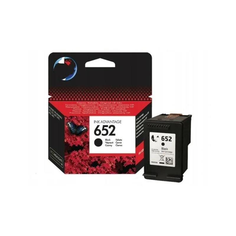 ตลับหมึก HP 652 สีดําสําหรับเครื่องพิมพ์ DeskJet 1115 HP2135 HP3635 5075 5088