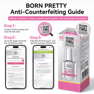 【Local】BORN PRETTY 6 In 1 กาวทาเล็บเจลเคล็ดลับ Bond 2.0 Transfer Foil Gel BloomS Gel Extension Base Top Coat Function Gel 15ml