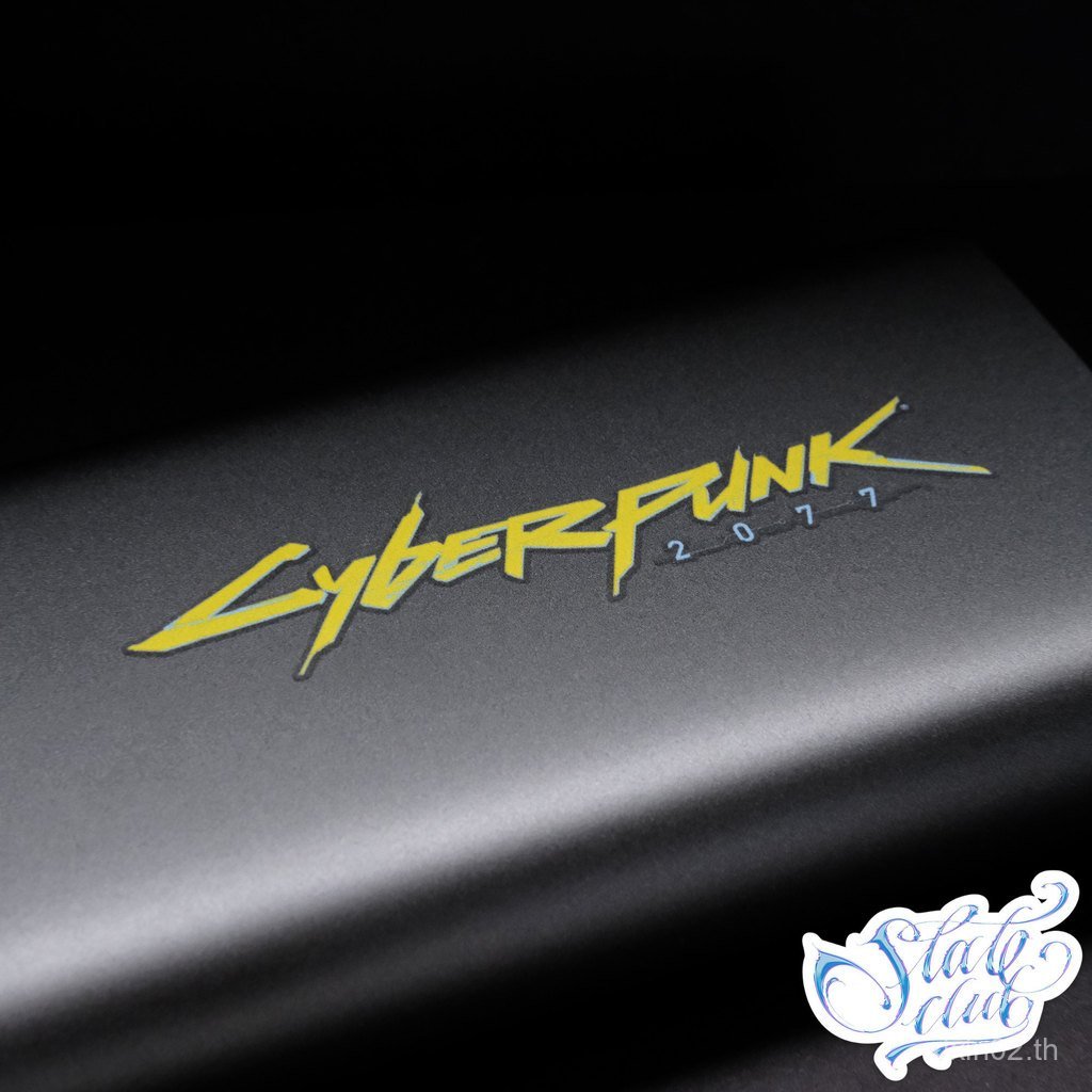 Cyberpunk 2077 Cyberpunk 2077 สติ๊กเกอร์ถ่ายโอนโลโก้สติ๊กเกอร์แท็บเล็ตคอมพิวเตอร์ FCGV