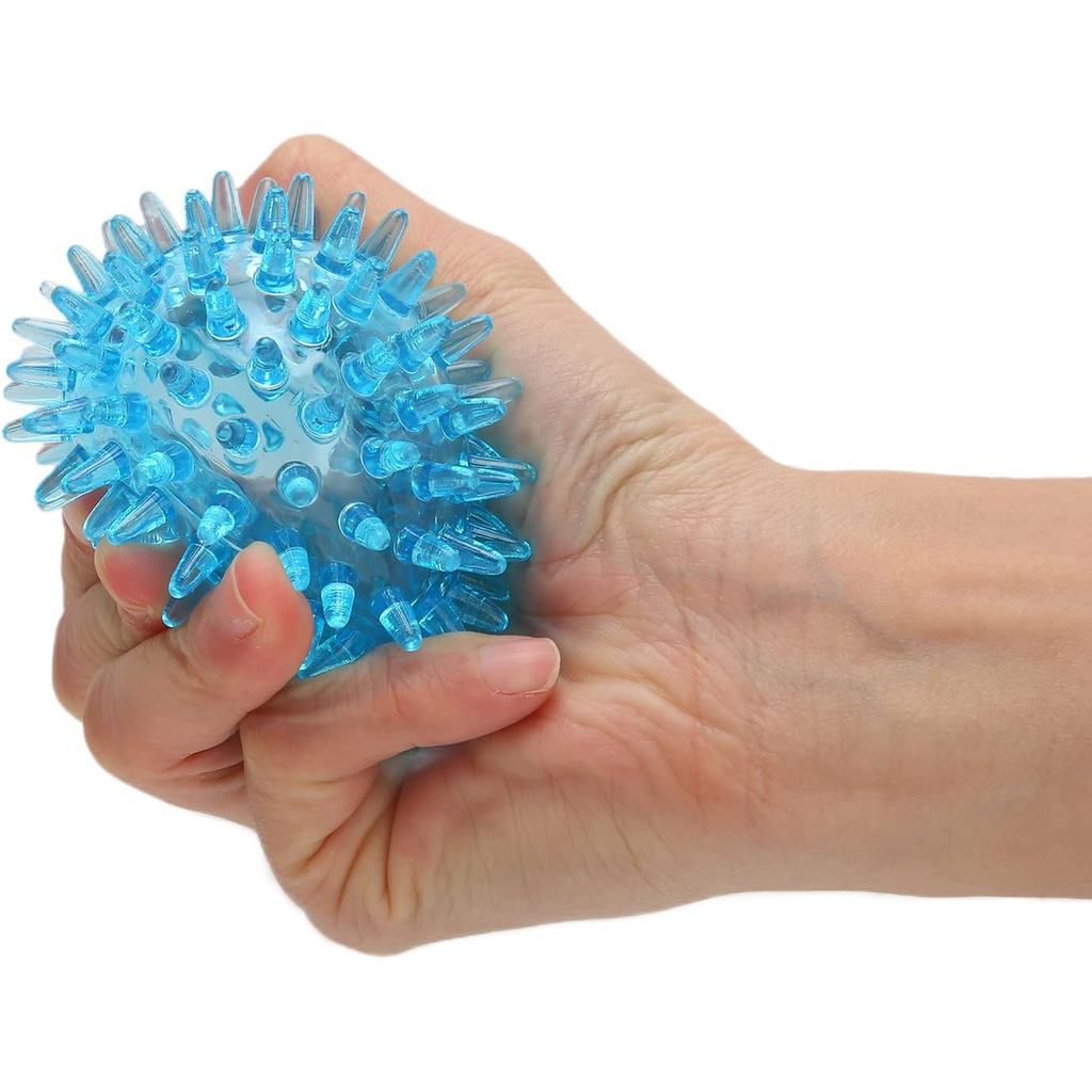 SpiryBall,SoftTransparentMassageBallHandheldMassageRollerBallสําหรับHandWrist,Foot,Back,s[7CM](7CM)